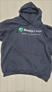 Rocky Linux Early Supporter Bracket Style Pullover Hooded-1