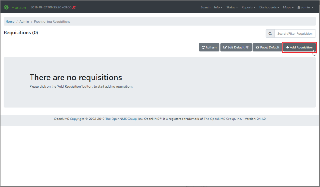 Netflow/Sflow Visualization Opennms add_requisition