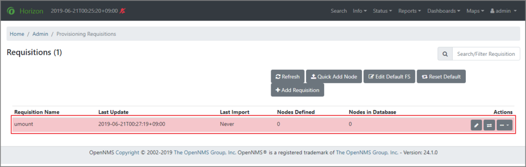opennms_added_requisition